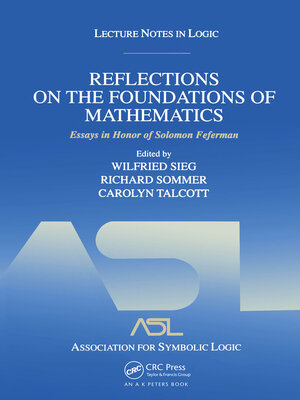 cover image of Reflections on the Foundations of Mathematics